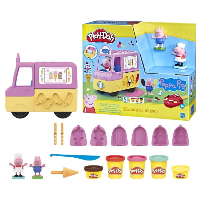 PLAY DOH PEPPA PIG SI MASINA DE INGHETATA VIVF3597