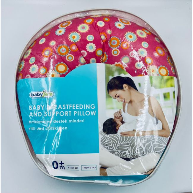 Perna pentru alaptat 2 in 1 Nursing Pillow Flowers, BabyJem JEMbj_082-15