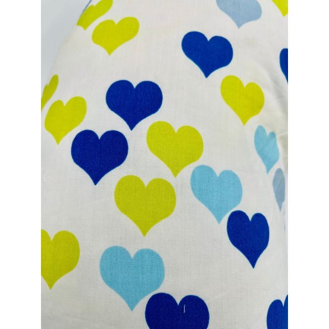 Perna pentru alaptat 2 in 1 Nursing Pillow Hearts, BabyJem (Culoare: Alb) JEMbj_082-17