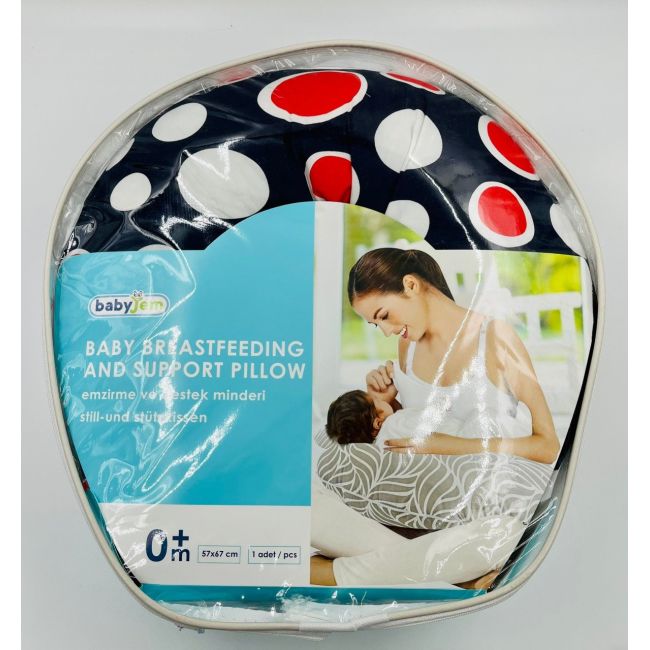 Perna pentru alaptat 2 in 1 Nursing Pillow Navy, BabyJem JEMbj_082-10