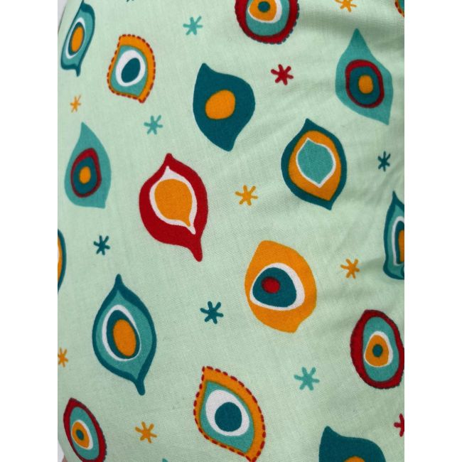 Perna pentru alaptat 2 in 1 Nursing Pillow Paun, BabyJem (Culoare: Verde) JEMbj_0828