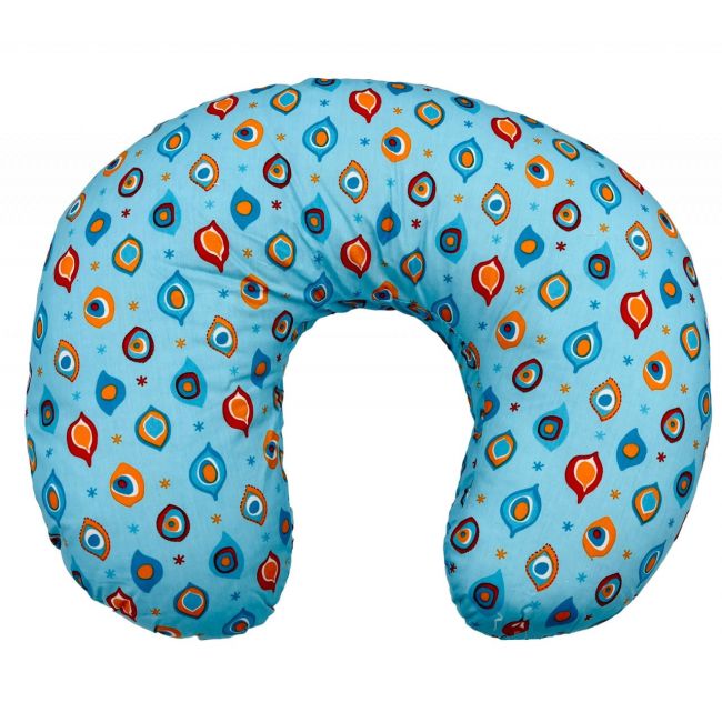 Perna pentru alaptat 2 in 1 Nursing Pillow Paun, BabyJem (Culoare: Verde) JEMbj_0828
