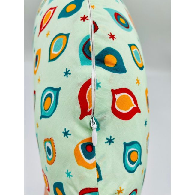 Perna pentru alaptat 2 in 1 Nursing Pillow Paun, BabyJem (Culoare: Verde) JEMbj_0828
