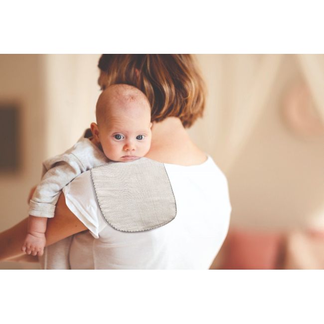 Protectie pentru umar din muselina, BabyJem, 22x57 cm (Culoare: Gri) JEMbj_8041