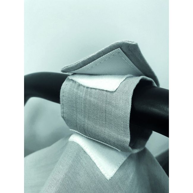 Protectie soare din muselina pentru carucior, BabyJem, 90x110 cm (Culoare: Somon) JEMbj_8092