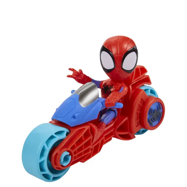 SPIDEY PRIETENII EXTRAORDINARI SET MOTOCICLETA SI FIGURINA SPIDEY 10CM VIVF6777_F7459