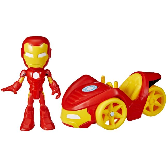 SPIDEY PRIETENII EXTRAORDINARI SET VEHICUL SI FIGURINA IRON MAN VIVF1459_F3992