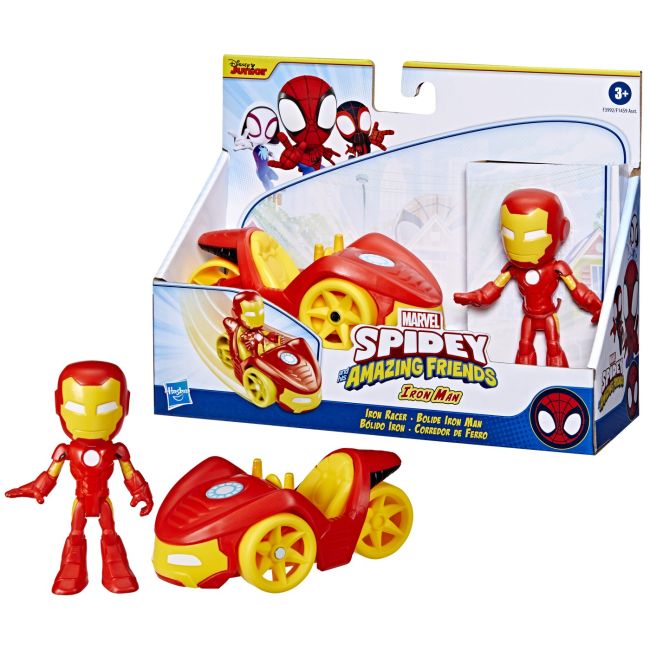 SPIDEY PRIETENII EXTRAORDINARI SET VEHICUL SI FIGURINA IRON MAN VIVF1459_F3992