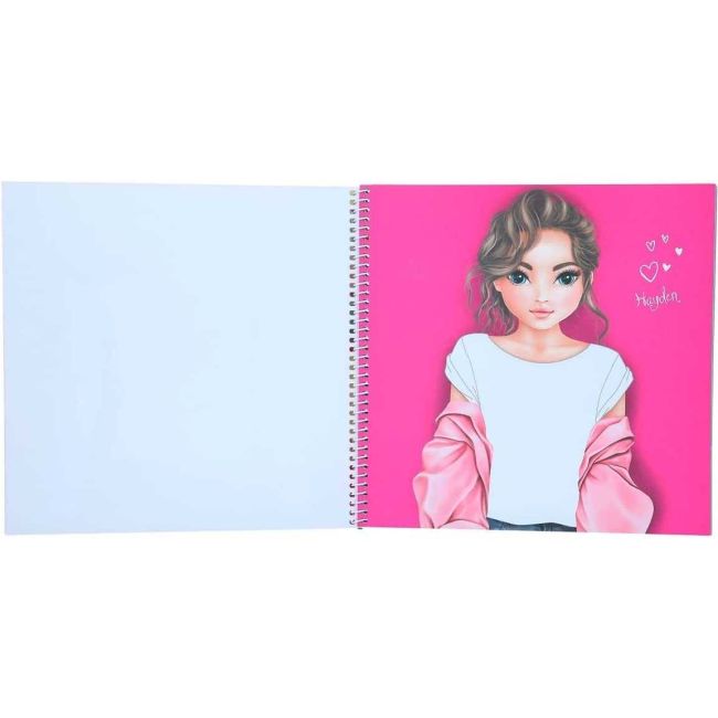 Carte de colorat TOPModel T-Shirt Designer Depesche PT12050 BBJPT12050_Initiala
