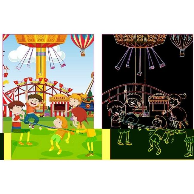 Set 9 planse razuibile Scratch ArtCards Bambinice BN047 BBJBN047_Campus