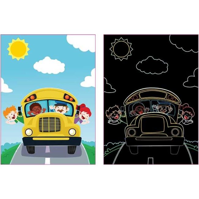 Set 9 planse razuibile Scratch ArtCards Bambinice BN047 BBJBN047_Campus
