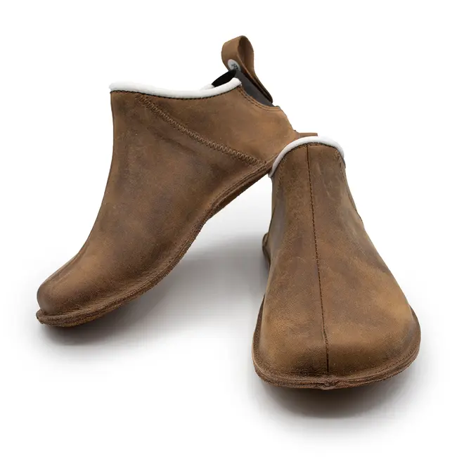 Pantofiori de exterior Cadet din piele naturala Maro Coniac BabyFox - FOXCDT878