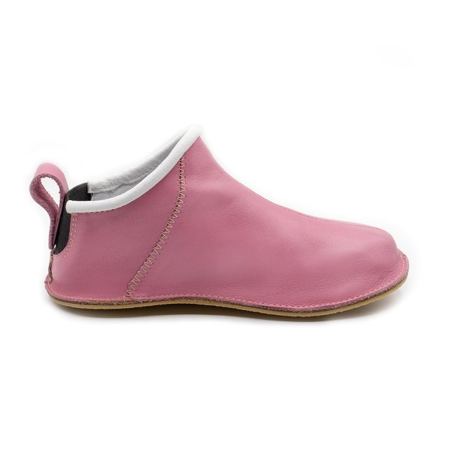 Pantofiori de interior model Cadet din piele naturala Roz Ciclam BabyFox - FOXCDT777RZC