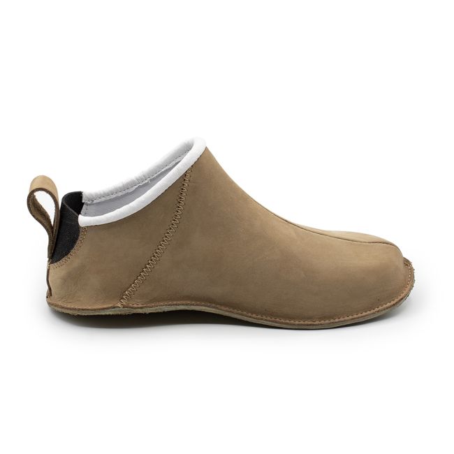 Pantofiori pentru interior Cadet BabyFox din piele naturala Maro Muton BabyFox - FOXCDT888MTN