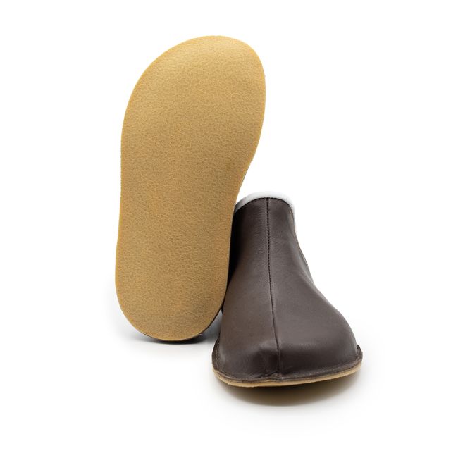 Pantofiori de exterior Cadet BabyFox din piele naturala Maro Ciocolato BabyFox - FOXCDT878CIOEX