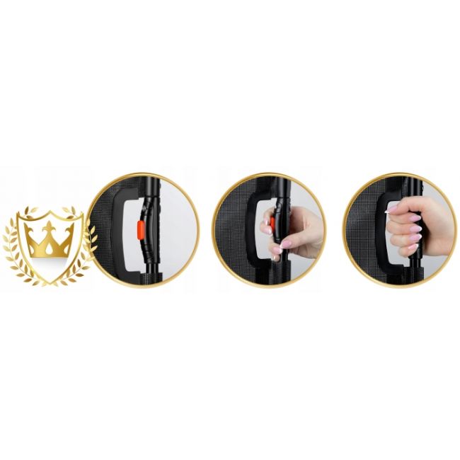 Bariera de protectie pentru scari si usi, 50-140 cm, nukido 718400 - negru edeedi718400