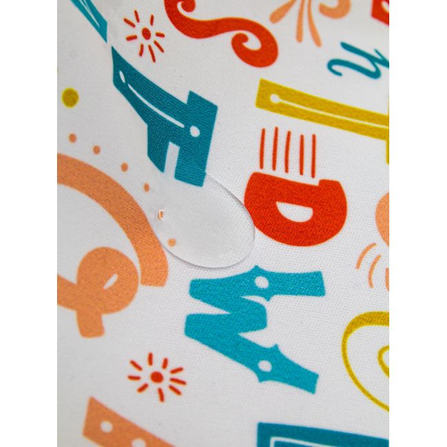 Baveta cu buzunar BLW , BabyJem, 28x41 cm (Model: Alfabet) JEMbj_7882