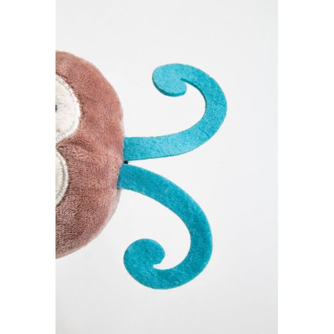 Jucarie din plus cu vibratii pentru bebelusi Fluture, 6 luni+, BabyJem (Culoare: Roz) JEMbj_8312