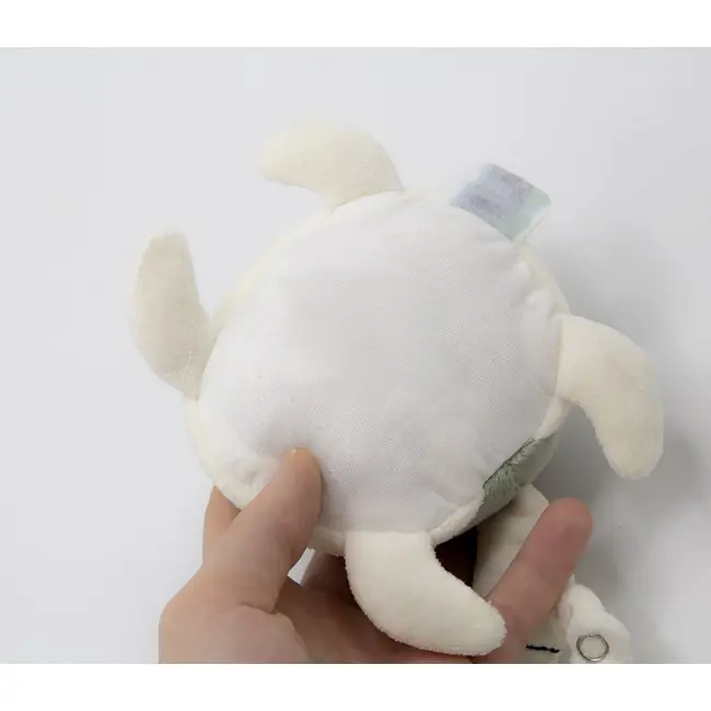 Jucarie din plus zornaitoare Broscuta testoasa, 3 luni+, BabyJem (Culoare: Maro) JEMbj_8191