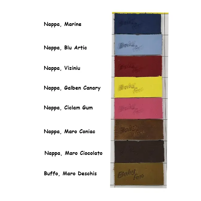 Pantofiori unisex pentru interior model Cadet din piele naturala Galben BabyFox - FOXCDT888GL