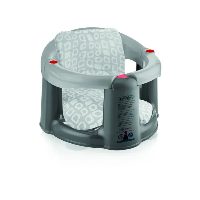 Pernuta pentru scaunul de masa sau baie, BabyJem, 26x40 cm (Culoare: Gri) JEMbj_7982