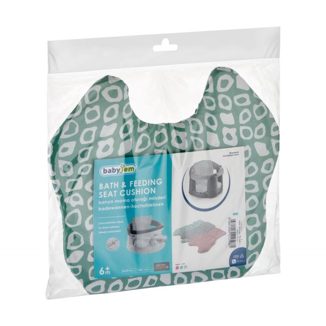 Pernuta pentru scaunul de masa sau baie, BabyJem, 26x40 cm (Culoare: Verde) JEMbj_7981