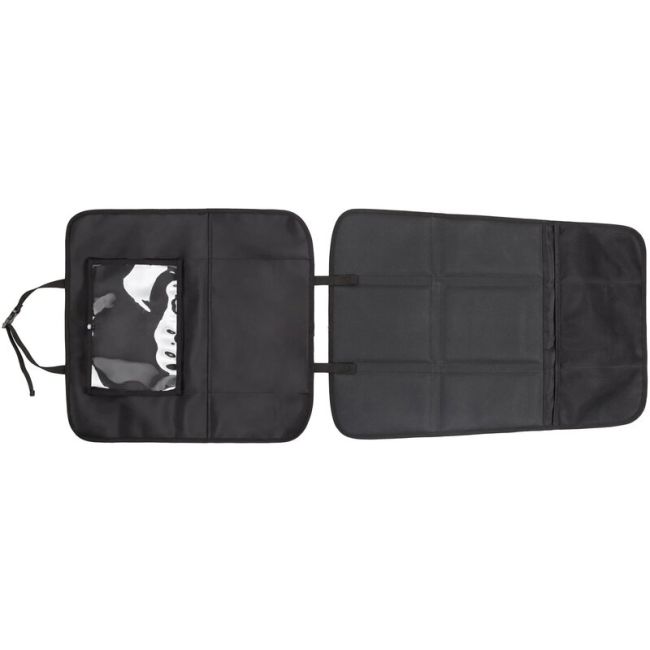 Protectie scaun auto, Bancheta si spatar, Cu organizator, 3 in 1, Dimensiune 123x48.5 cm, FreeON, Negru BYN45708