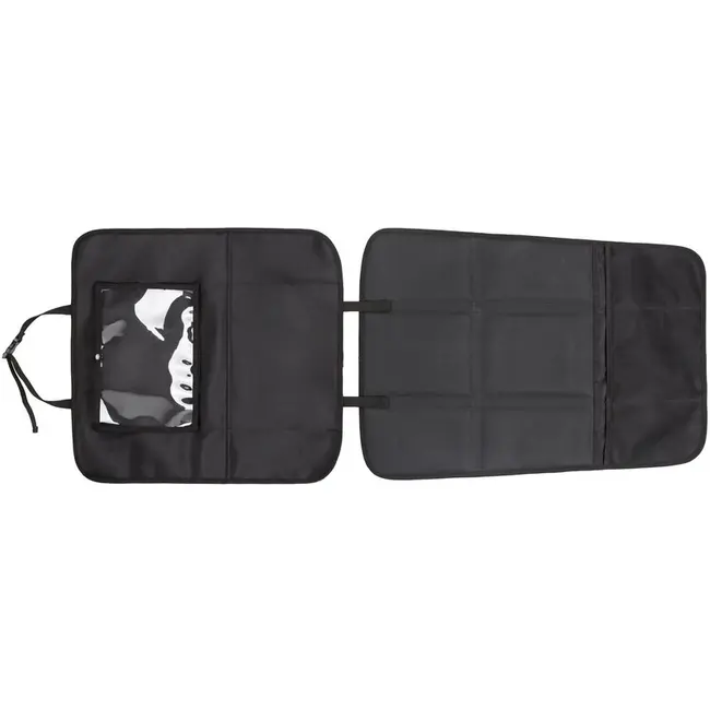 Protectie scaun auto, Bancheta si spatar, Cu organizator, 3 in 1, Dimensiune 123x48.5 cm, FreeON, Negru BYN45708