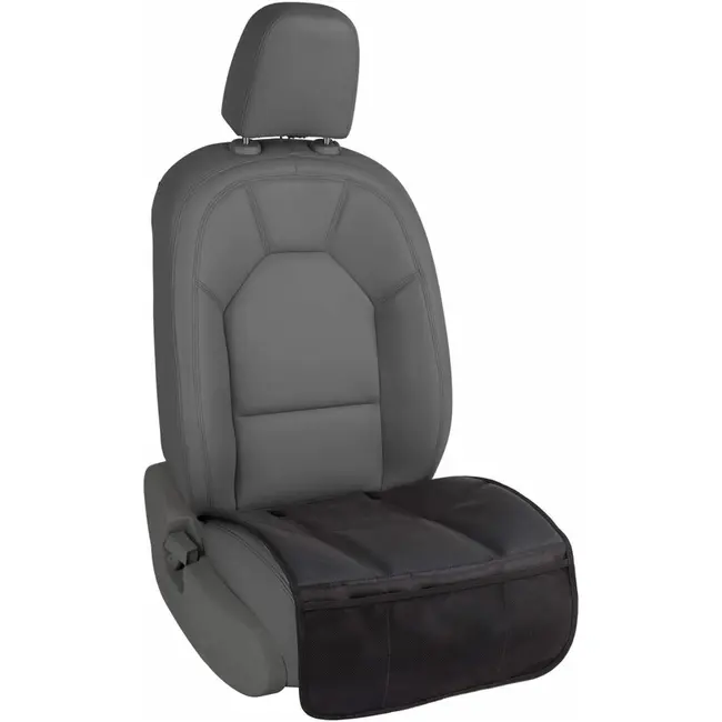 Protectie scaun auto, Bancheta si spatar, Cu organizator, 3 in 1, Dimensiune 123x48.5 cm, FreeON, Negru BYN45708