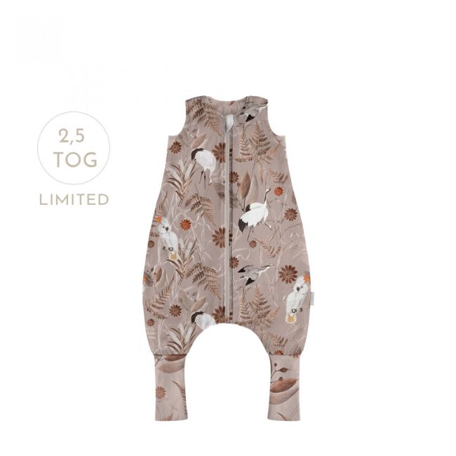 Sac De Dormit Cu Picioare, Bumbac 2.5 Tog, Tropical Birds, Xs, 6-18 Luni Pjb80602036