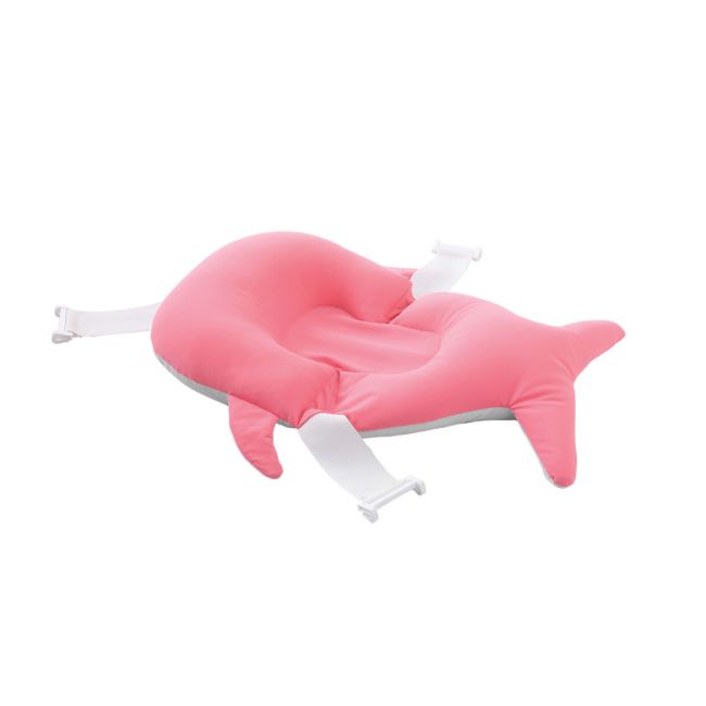 Salteluta suport pentru baita Balena, BabyJem, 35x50 cm (Culoare: Roz) JEMbj_4402
