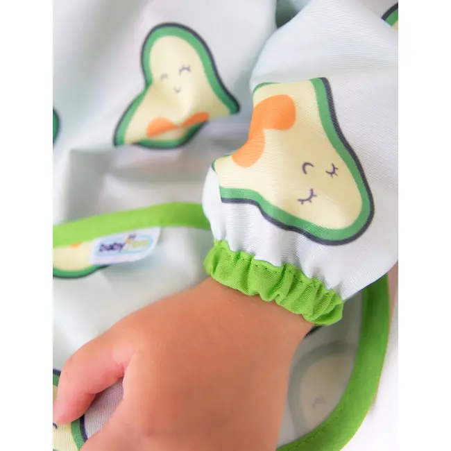 Sort cu maneci pentru activitati BLW, BabyJem, 33x74 cm (Model: Alfabet) JEMbj_7842