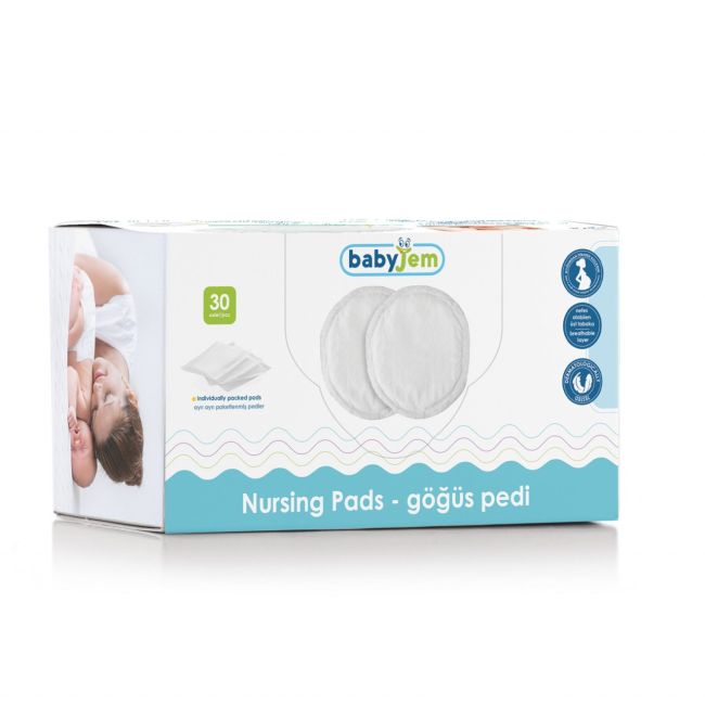 Tampoane pentru san cu gel, BabyJem, 30 buc JEMbj_770