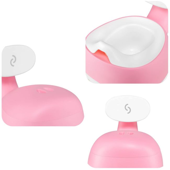 Olita pentru copii, Pottili, Skiddou, balenuta, cu capac, Keep pink, Roz JEMsk_2090022