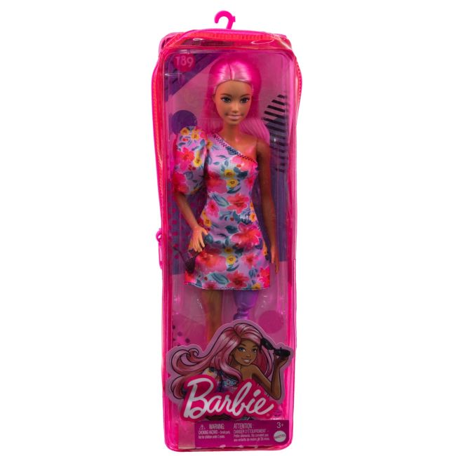 PAPUSA BARBIE FASHIONISTA CU PAR ROZ SI PICIOR PROTETIC VIVMTFBR37_HBV21