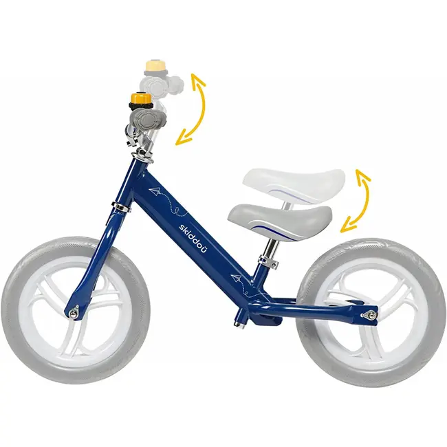 Bicicleta fara pedale Nils, Skiddou, Denim, Bleumarin JEMsk_2030012