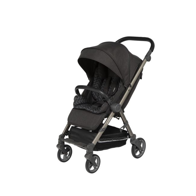Carucior sport pliabil Skiddou Mell Onyx, ultracompact pentru calatorii, Negru JEMsk_2020061