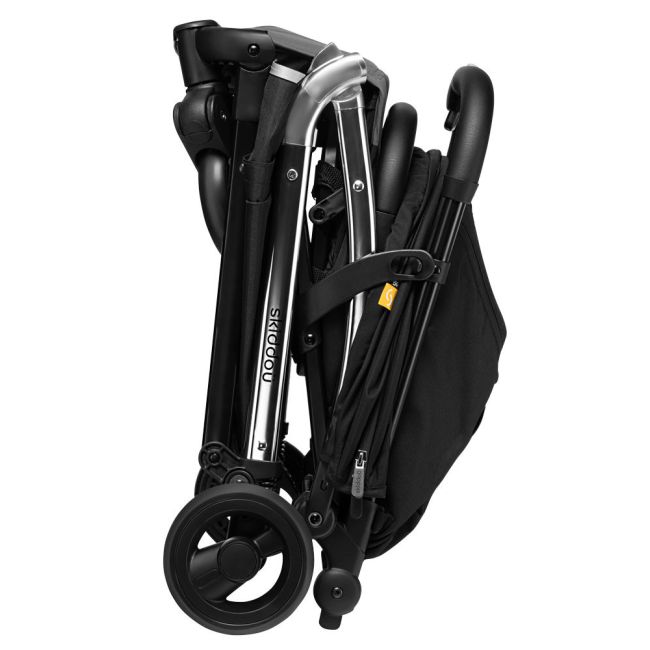Carucior sport pliabil Skiddou Mikkeli Onyx, ultracompact pentru calatorii, Negru JEMsk_2020121
