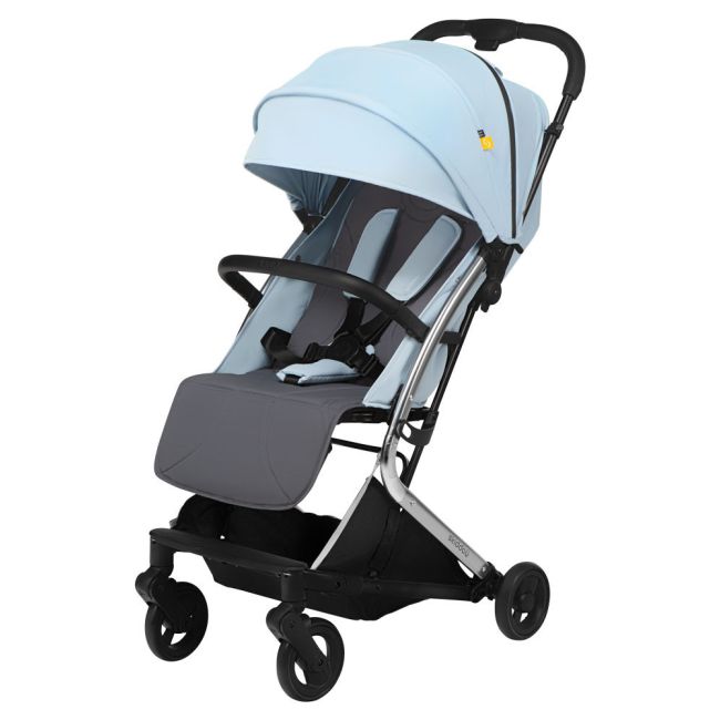 Carucior sport pliabil Skiddou Mikkeli Sky high, ultracompact pentru calatorii, Bleu JEMsk_2020122