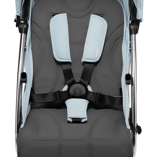 Carucior sport pliabil Skiddou Mikkeli Sky high, ultracompact pentru calatorii, Bleu JEMsk_2020122