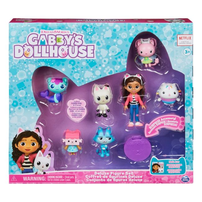 GABBYS DOLLHOUSE SET 7 FIGURINE DELUXE VIV6060440