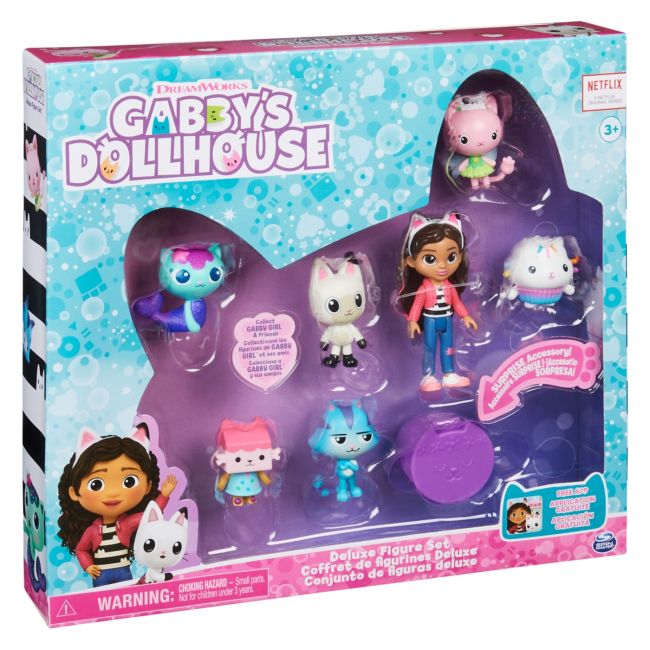 GABBYS DOLLHOUSE SET 7 FIGURINE DELUXE VIV6060440
