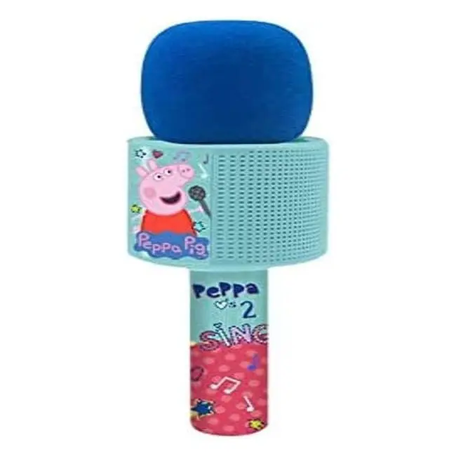Microfon cu conexiune bluetooth si lumini peppa pig rg2317