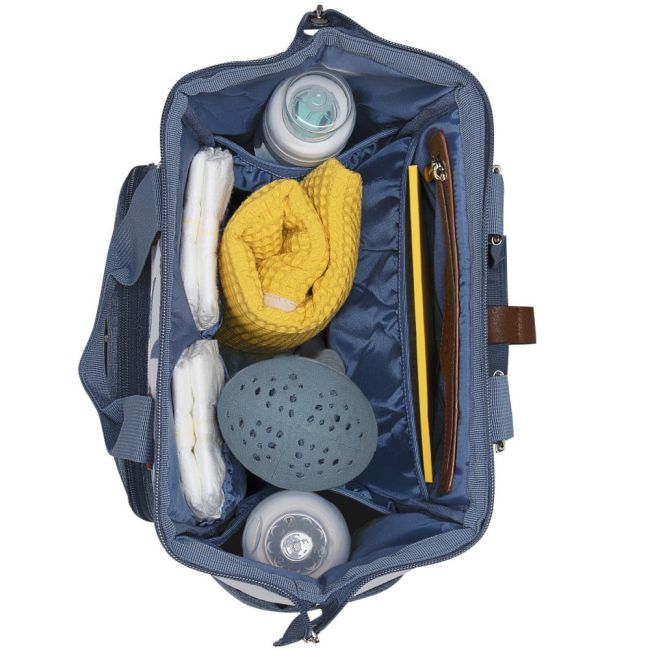 Rucsac multifunctional mamici Astrid, Skiddou, Denim, Bleumarin JEMsk_2080014