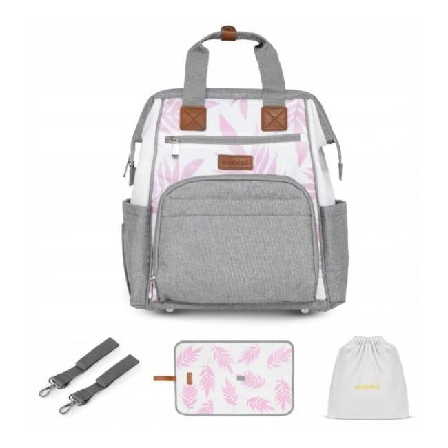 Rucsac multifunctional mamici Astrid, Skiddou, Keep pink, Roz JEMsk_2080013