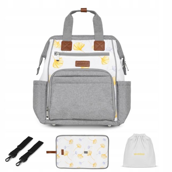 Rucsac multifunctional mamici Astrid, Skiddou, Vanilla delight, Galben JEMsk_2080016