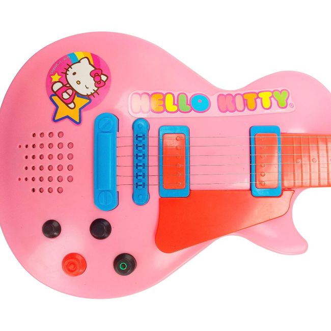 Set chitara si microfon roz hello kitty rg1509