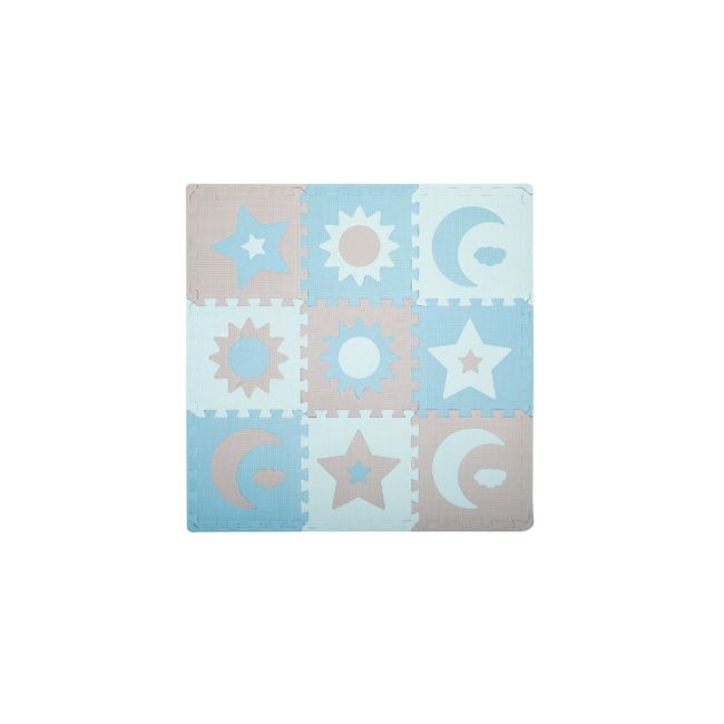 Covoras de joaca puzzle 120x120 cm Momi, Nebe - Blue KRTAKCE00031