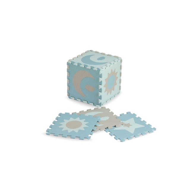 Covoras de joaca puzzle 120x120 cm Momi, Nebe - Blue KRTAKCE00031