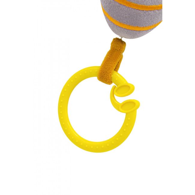 Jucarie cu vibratii pentru bebelusi BabyJem, Albinuta din plus, 6 luni+ (Culoare: Galben) JEMbj_8322